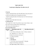 tập làm văn luyện tập xây dựng đoạn văn miêu tả cây cối