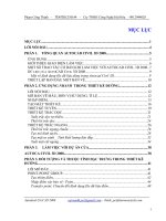 HƯỚNG DẪN SỬ DỤNG AUTOCAD CIVIL 3D 2008