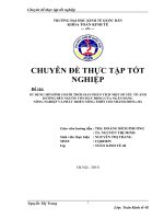 sử dụng mô hình chuỗi thời gian phân tích một số yếu tố ảnh hưởng đến nguồn vốn huy động của ngân hàng nông nghiệp và phát triển nông thôn chi nhánh hồng hà