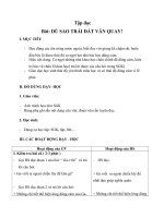 tập đọc dù bài sao trái đất vẫn quay