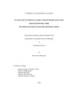facilitation of protein three-dimensional structure determination using enhanced peptide amide deuterium exchange mass spectrometry (dxms)