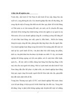 Tìm hiểu thực trạng hoạt động marketing về sản phẩm dầu nhờn ENEOS của tập đoàn nippoòaoil (nhật bản) tại ITC