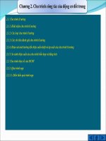 Bài giảng slide Nguyên lý động cơĐại học  Chương 2. Chu trình công tác của động cơ đốt trong