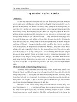 giải pháp và định hướng phát triển thị trường chứng khoán