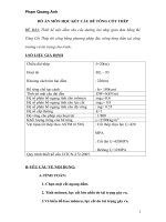 Thiết kế một dầm cho cầu đường ôtô nhịp giản đơn bằng bê tông cốt thép thi công bằng phương pháp đúc riêng từng dầm tại công trường và tải trọng cho trước