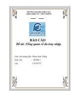 Báo cáo môn thông tin vô tuyến