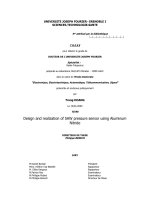 design and realization of saw pressure sensor using aluminum nitrid