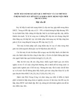 đánh giá kết quả thở máy và cai thở máy ở bệnh nhân suy hô hấp tại khoa hstc bệnh viện phổi trung ương