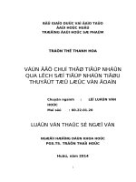 vấn đề chủ thể tiếp nhận qua lịch sử tiếp nhận tiểu thuyết tự lực văn đoàn