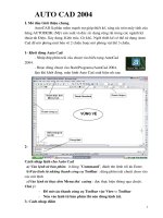 Bài giảng AUTO CAD 2004 Đại học, Cao đẳng