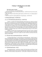 hệ thống báo cáo tài chính