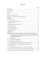 vận dụng lí thuyết kiến tạo trong dạy học chương “tĩnh học vật rắn” vật lí 10 nâng cao với sự hỗ trợ của phiếu học tập