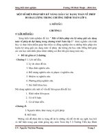 skkn một số biện pháp rèn kỹ năng giải các dạng toán về phép đo đại lượng trong chương trình toán lớp 5