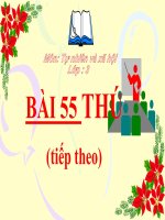 bài giảng tự nhiên xã hội lớp 3 bài 55 thú (tt)