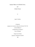 random walks on the dihedral group and abelian groups