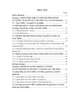 tri thức và quyền lực tri thức trong tư tưởng chính trị alvin toffler