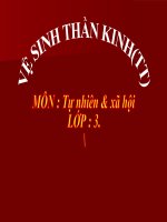 bài giảng tự nhiên xã hội lớp 3 bài 16 vệ sinh thần kinh (tt)