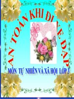 bài giảng tự nhiên xã hội lớp 3 bài 33 an toàn khi đi xe đạp