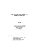 modeling and simulation of frost heave in frost-susceptible soils