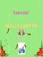 bài giảng tự nhiên xã hội lớp 3 bài 23 phòng cháy khi ở nhà