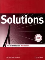 solutions pre-intermediate workbook