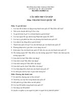 câu hỏi thi vấn đáp môn thanh toán quốc tế