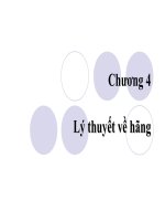 slide bài giảng kinh tế vi mô lý thuyết về hãng