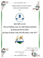 Dự án wedding loans cho ngân hàng eximbanks