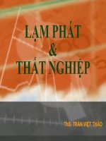 slide bài giảng kih tế vĩ mô chương VI:Lạm phát và thất nghiệp