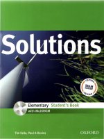 solutions elementary students book