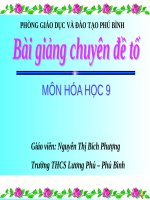 Bài giảng Chuyên đề hóa học 9: Tính chất vật lí của Kim loại