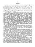 nghiên cứu tổng hợp và tính chất nhạy khí của vật liệu nanocomposite trên nền polyaniline và polypyrrole