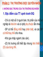 slide bài giảng ktvm thị trường độc quyền nhóm