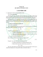 Chương 7 hệ thống tưới tiêu (bộ môn quản lý nguồn nước)
