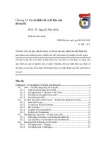 Chương 10 cơ sở phân tử và tế bào của di truyền (bộ môn sinh học đại cương)