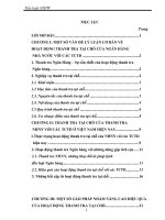 nâng cao hiệu quả hoạt động thanh tra tại chỗ của nhnn việt nam với tctd