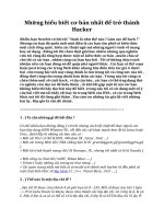 Hướng dẫn căn bản dành cho Newbie