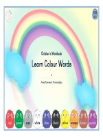 learn colour words ages 3-7