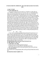 sử dụng phương trình ion thu gọn khi giải bài tập hóa học