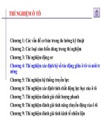 bài giảng thí nghiệm ô tô - Đại học chính quy - Chương 4 thí nghiệm xác định hệ số tác động giữa ô tô và môi trường