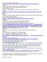 QUY TẮC ĐÁNH DẤU TRỌNG ÂM