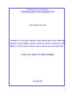 Nghiên cứu ứng dụng phương pháp trung hoà vi rút trên môi trường tế bào BHK 21 trong giám sát huyết thanh sau tiêm phòng vacxin LMLM vô hoạt type o chủng myanma