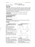 giáo án hình học lớp 8 đầy đủ chi tiết