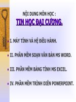 side bài giảng môn tin học đại cương phần máy tính và hệ điều hành