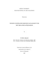 window-constrained resource management for soft real-time applications