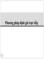 slide bài giảng phương pháp định giá trực tiếp