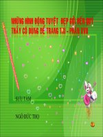 Một số hình động thiết kế bài giảng điện tử PP