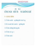 Chương 2 công nghệ môi trường không khí (bộ môn công nghệ môi trường đại cương)