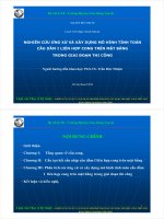 Nghiên cứu tính toán dầm I liên hợp cong.