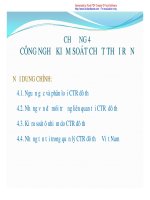 Chương 4 công nghệ kiểm soát chất thảy rắn(bộ môn công nghệ môi trường đại cương)